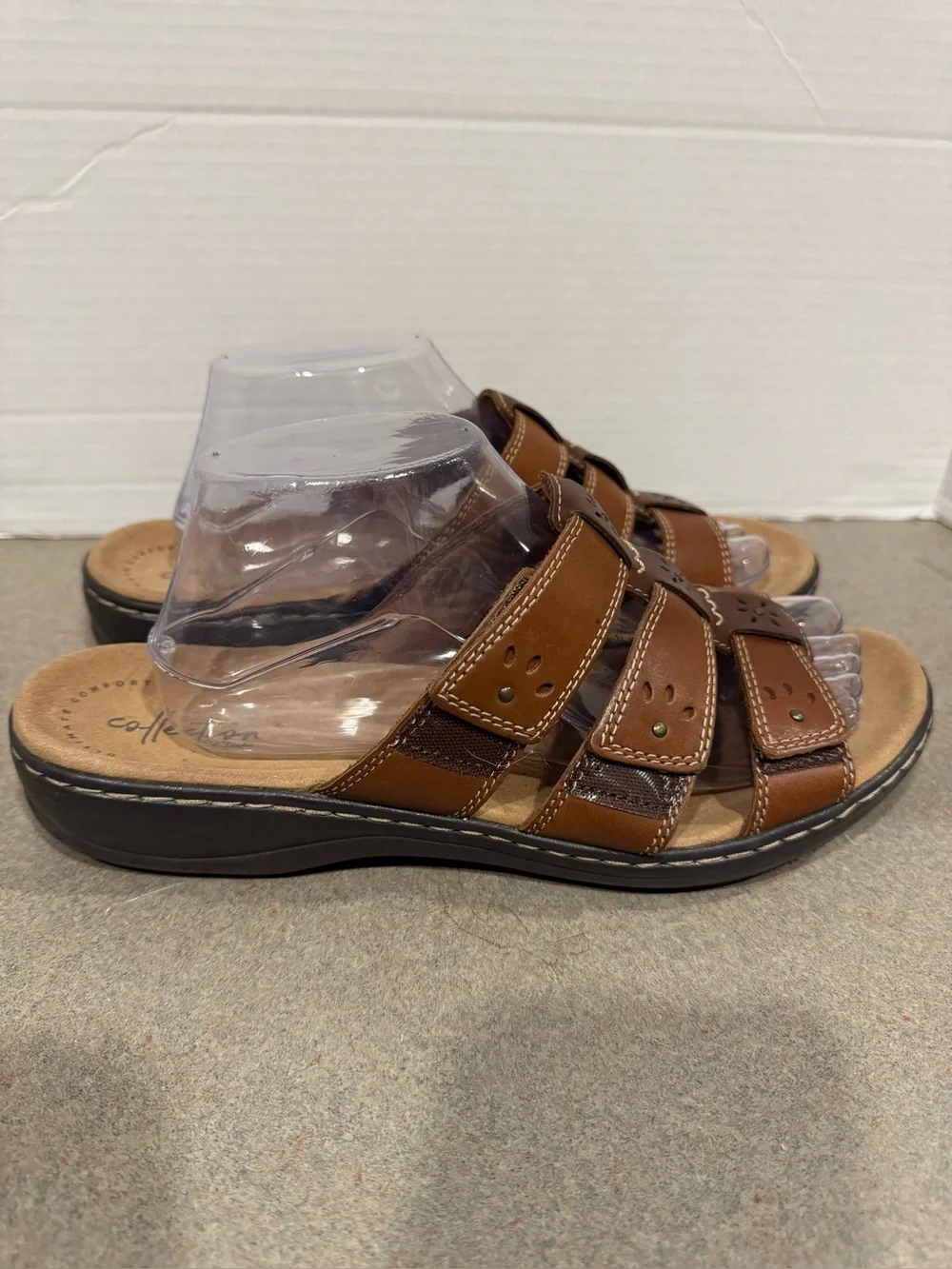 Clarks Leisa Women Spring Slides Brown